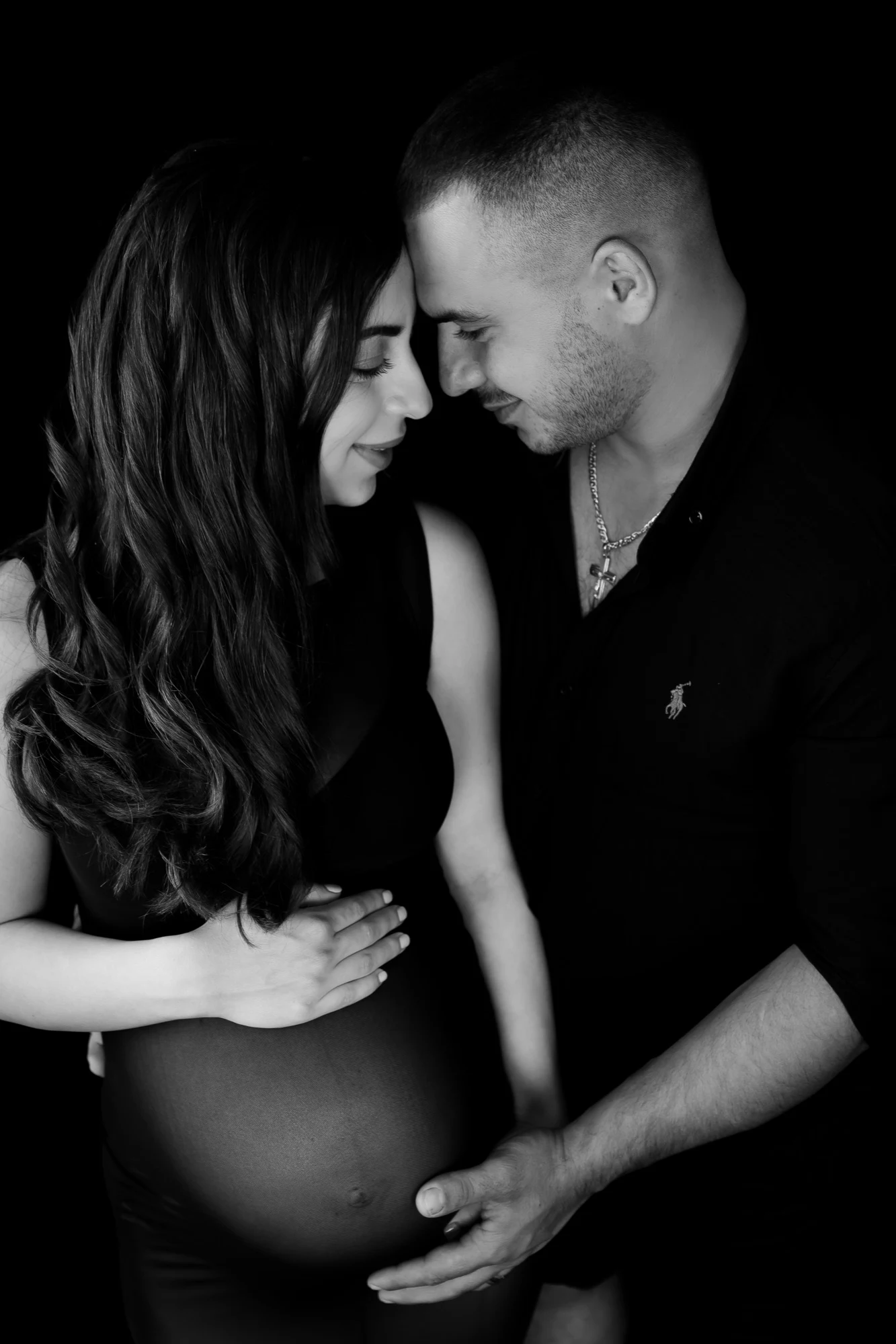 Maternity, studio elegance